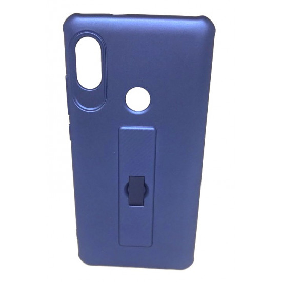 Capa Silicone Gel Com Anel De Dedo Motomo Xiaomi Redmi Note 5 Pro Azul